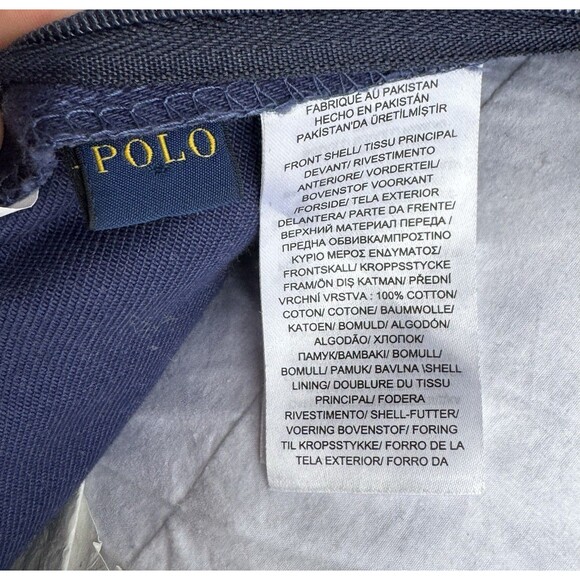 2 Ralph Lauren Polo Embroidered Sweater Bear Pillows With Down Inserts Blue READ - Picture 10 of 15